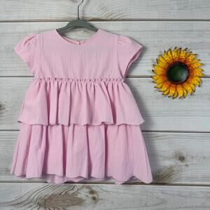pinolini ruffle tiered dress‎ 12-18M